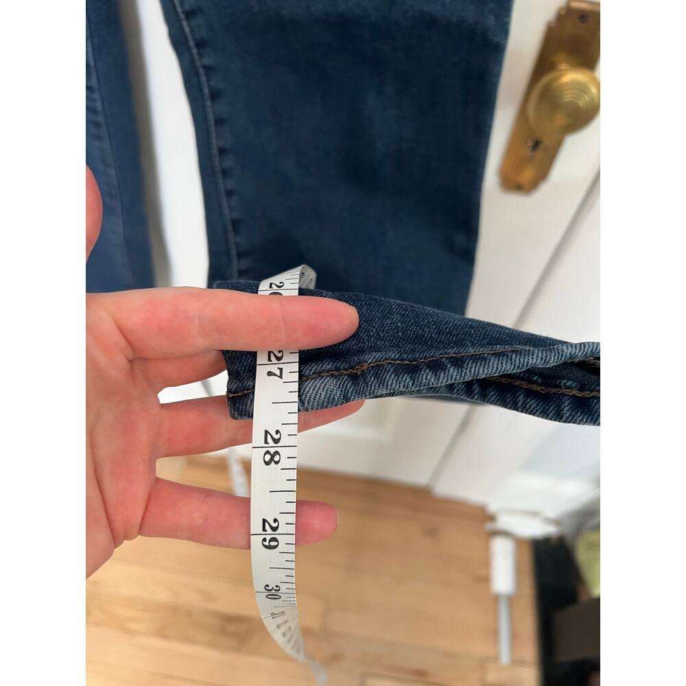 Old Navy O.G. Straight High Rise Jeans Secret Slim Pockets Dark Wash Women's 4 - Picture 7 of 10